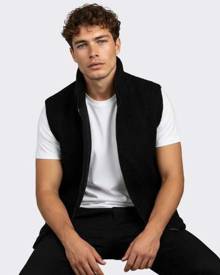 Black Teddy Vest