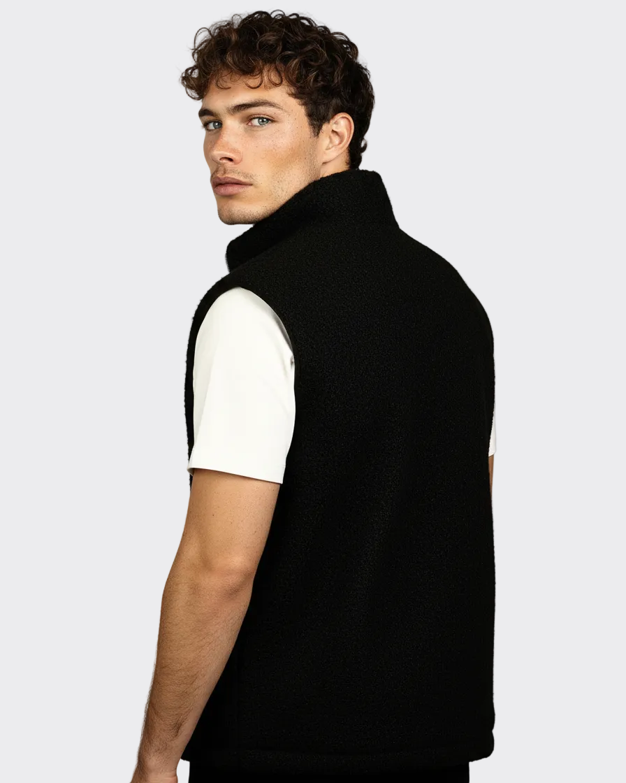 Black Teddy Vest