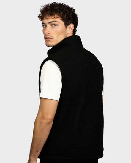 Black Teddy Vest