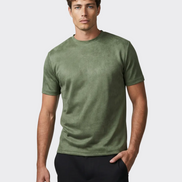 Olive Suede Tshirt