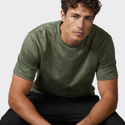 Olive Suede Tshirt