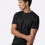 Black Suede Tshirt