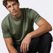 Olive Suede Tshirt