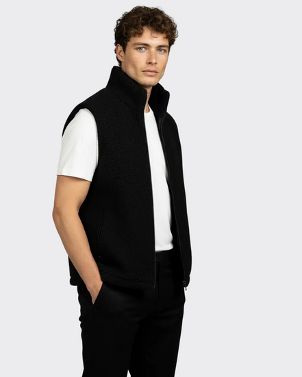 Black Teddy Vest