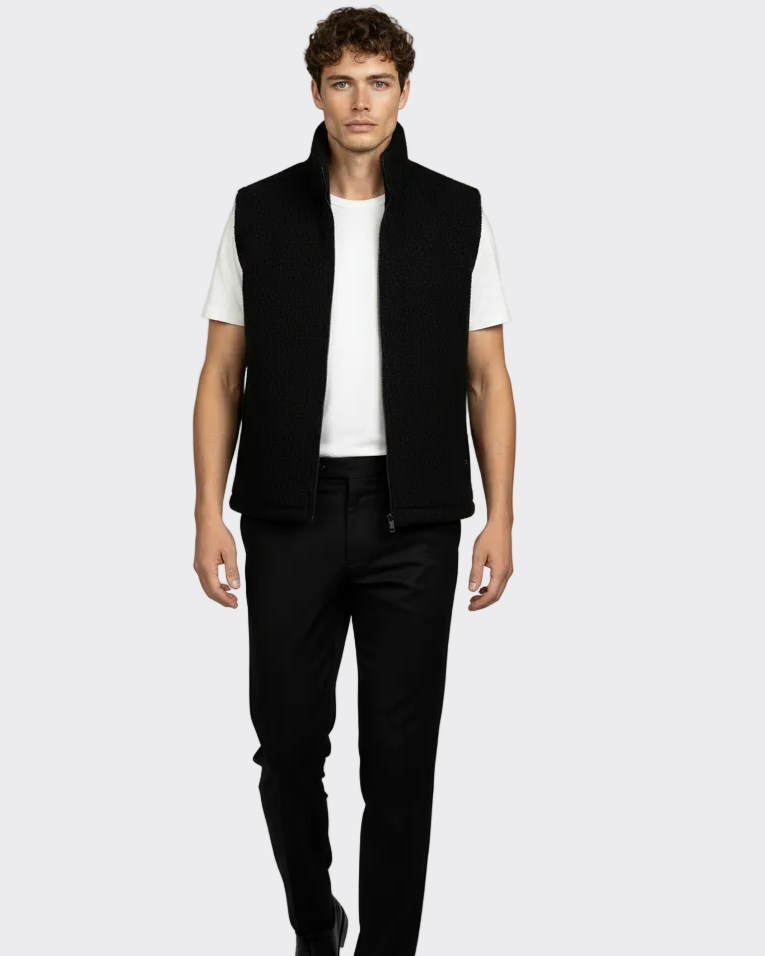 Black Teddy Vest