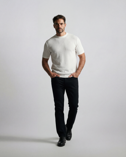 White Wool Tshirt