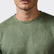 Olive Suede Tshirt