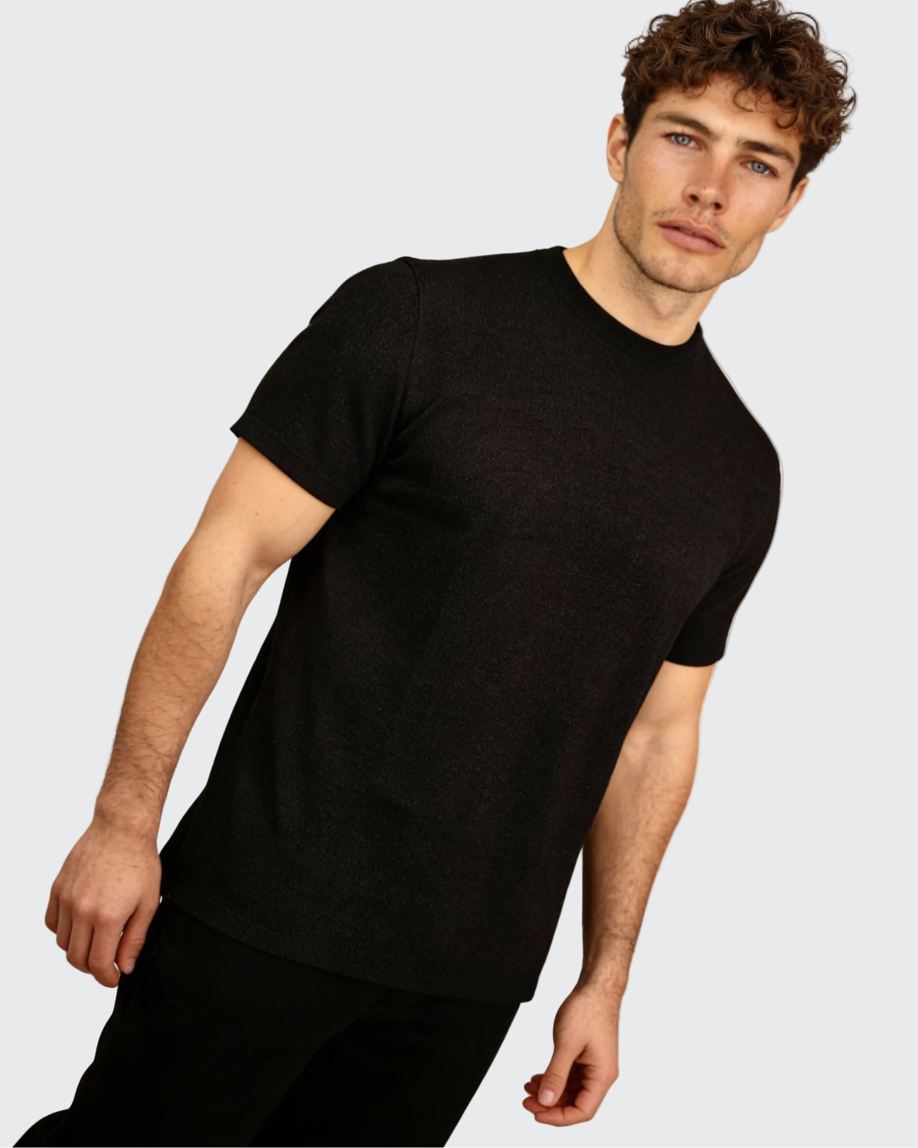 Dark Grey Wool Tshirt