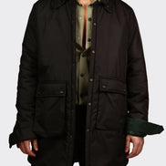 Black Waterproof Coat With Pockets