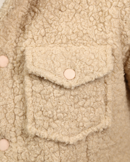 Beige Teddy Jacket
