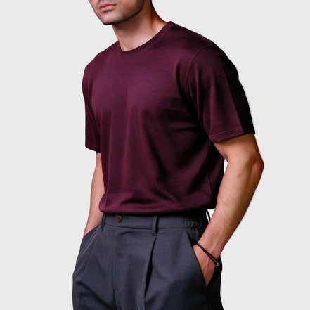 Not So Basic in Dark Burgundy