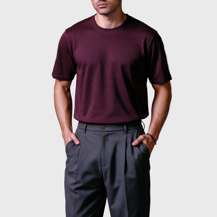Not So Basic in Dark Burgundy