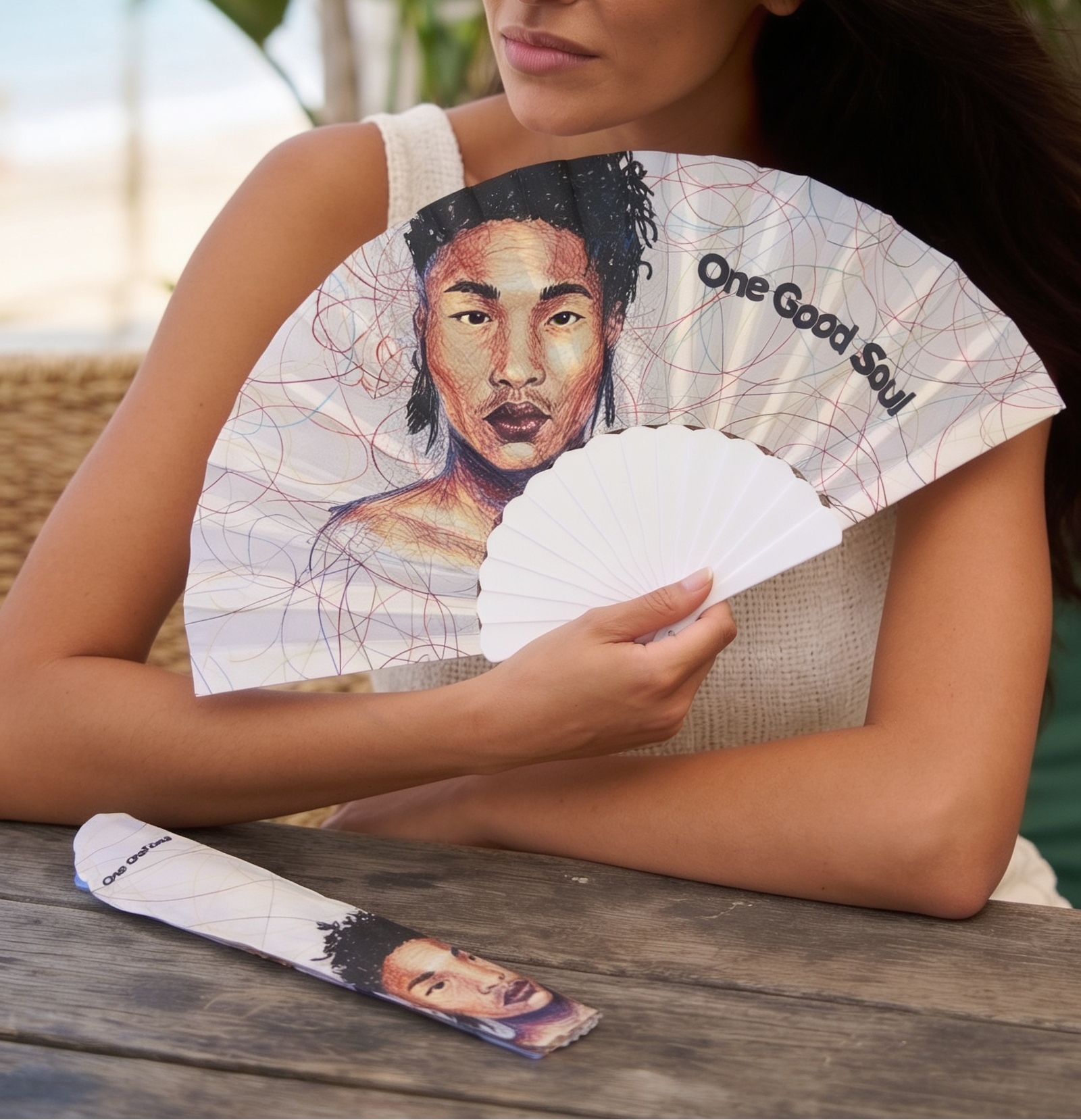 Leo Hand Fan